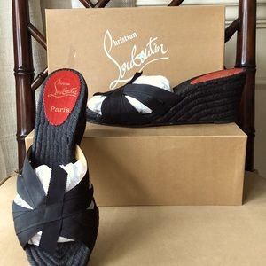 CHRISTIAN LOUBOUTIN Espadrille Wedges